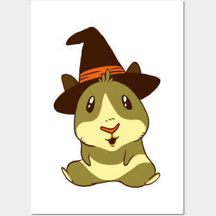 Halloween guinea pig Posters and Art